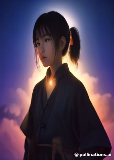日漫热门番剧封面图，描绘主角在夕阳背景下持剑而立，热血冒险风格强烈，色彩鲜明充满动感